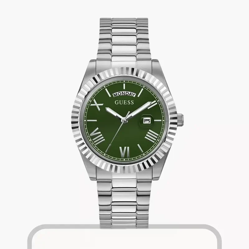 Guess Connoisseur Quartz Blue Sunrey Dial Men's Watch- GW0265G10